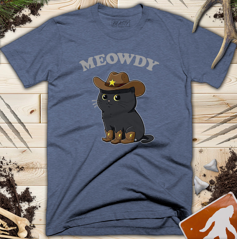 Cowboy Cat Meowdy T-Shirt