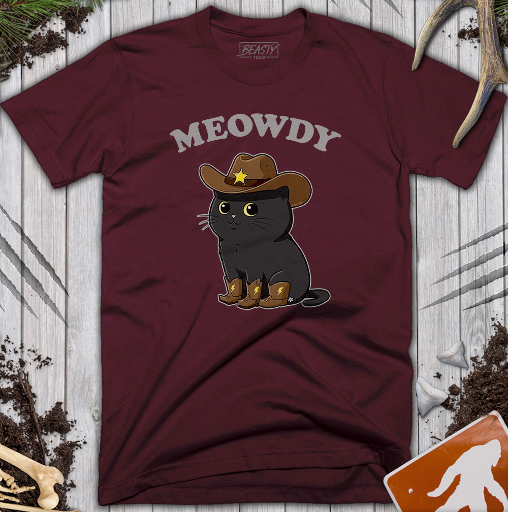 Cowboy Cat Meowdy T-Shirt
