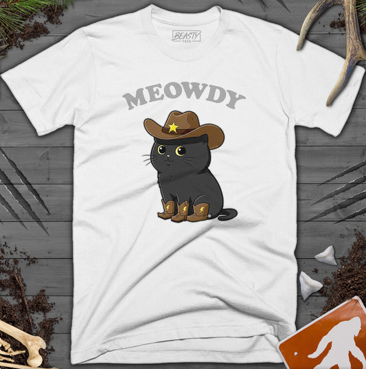 Cowboy Cat Meowdy T-Shirt