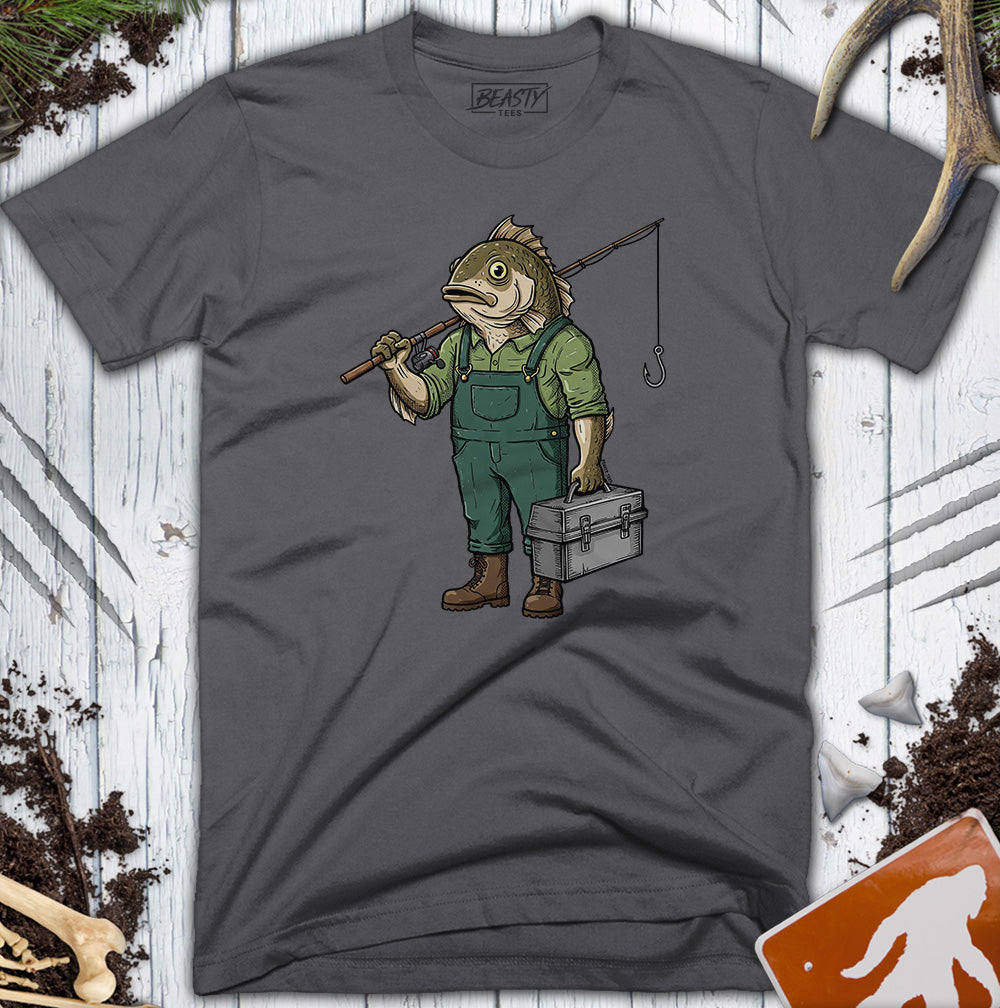 Fish Man Fisherman T-Shirt