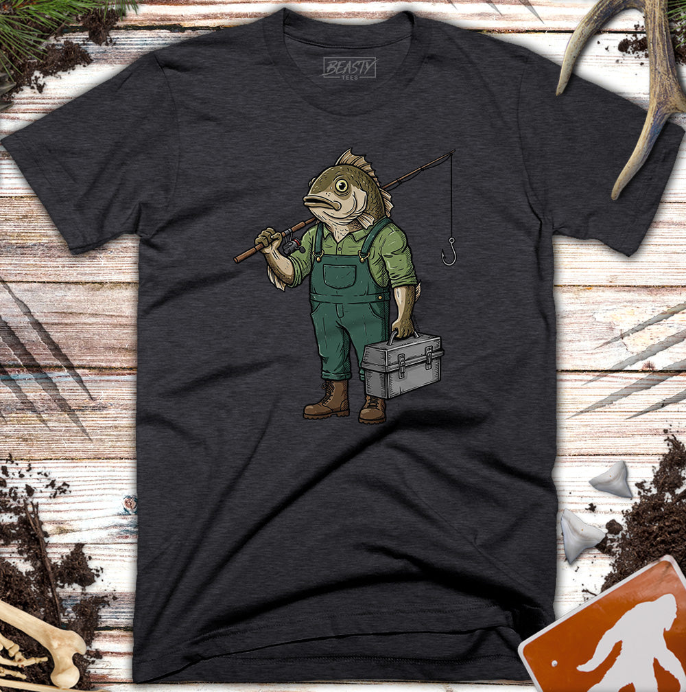 Fish Man Fisherman T-Shirt