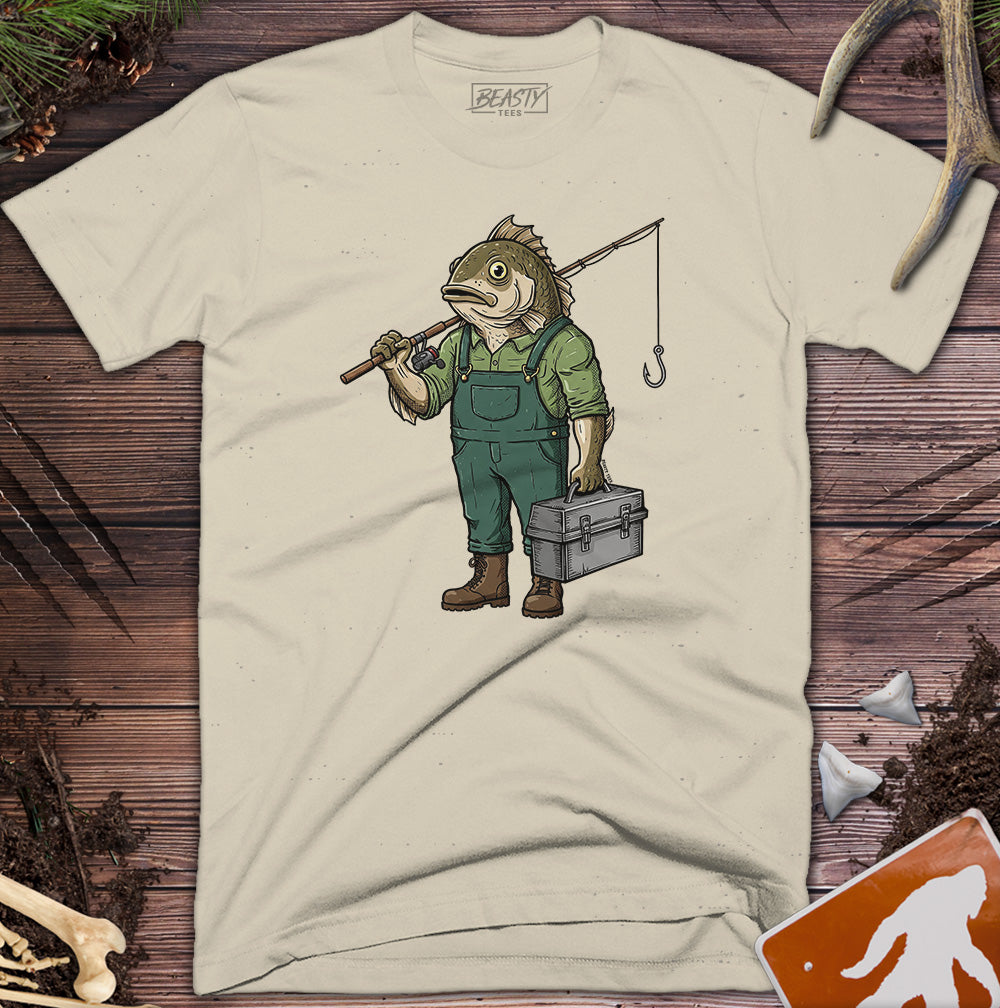 Fish Man Fisherman T-Shirt