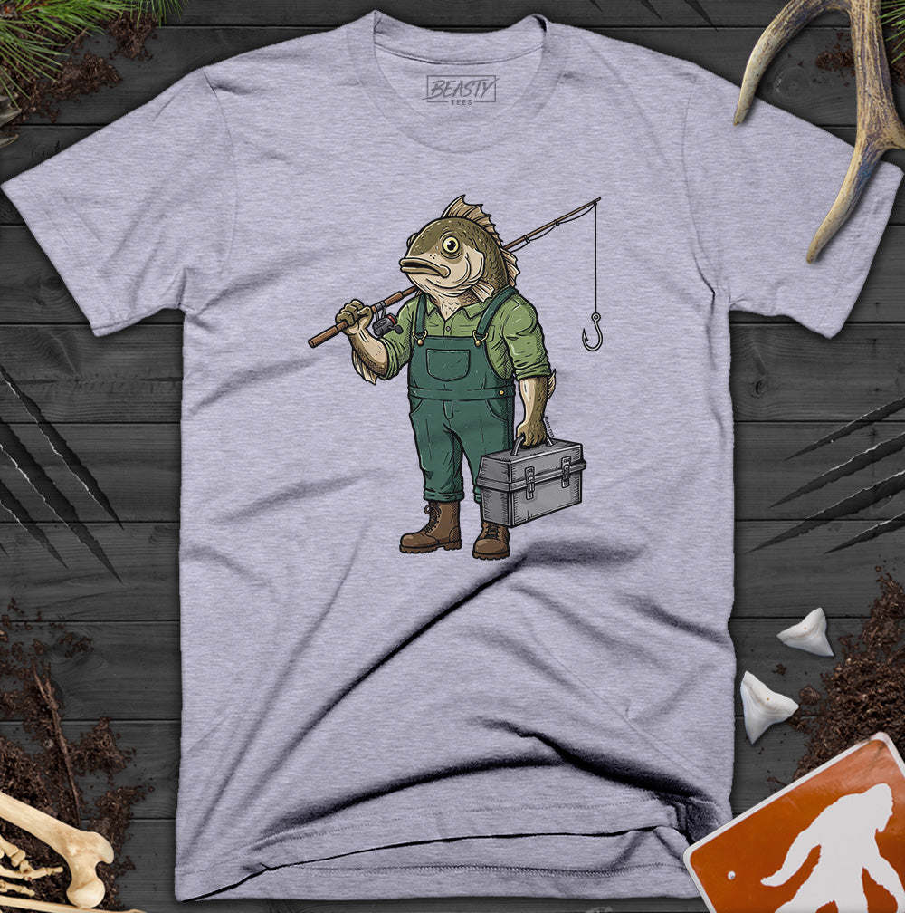 Fish Man Fisherman T-Shirt