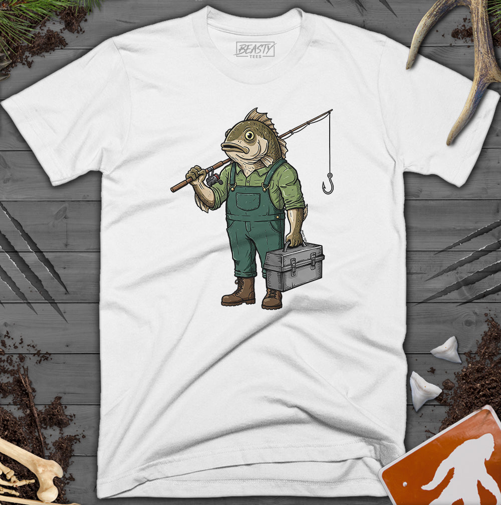 Fish Man Fisherman T-Shirt