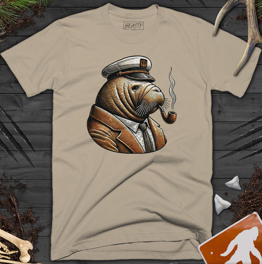 Manatee Sailor Captain T-Shirt