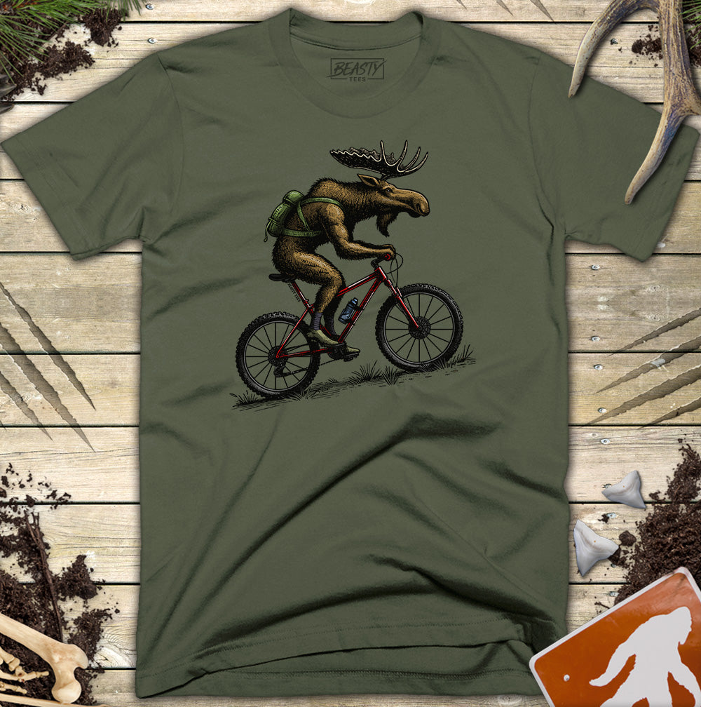 Mountain Bike Moose T-Shirt